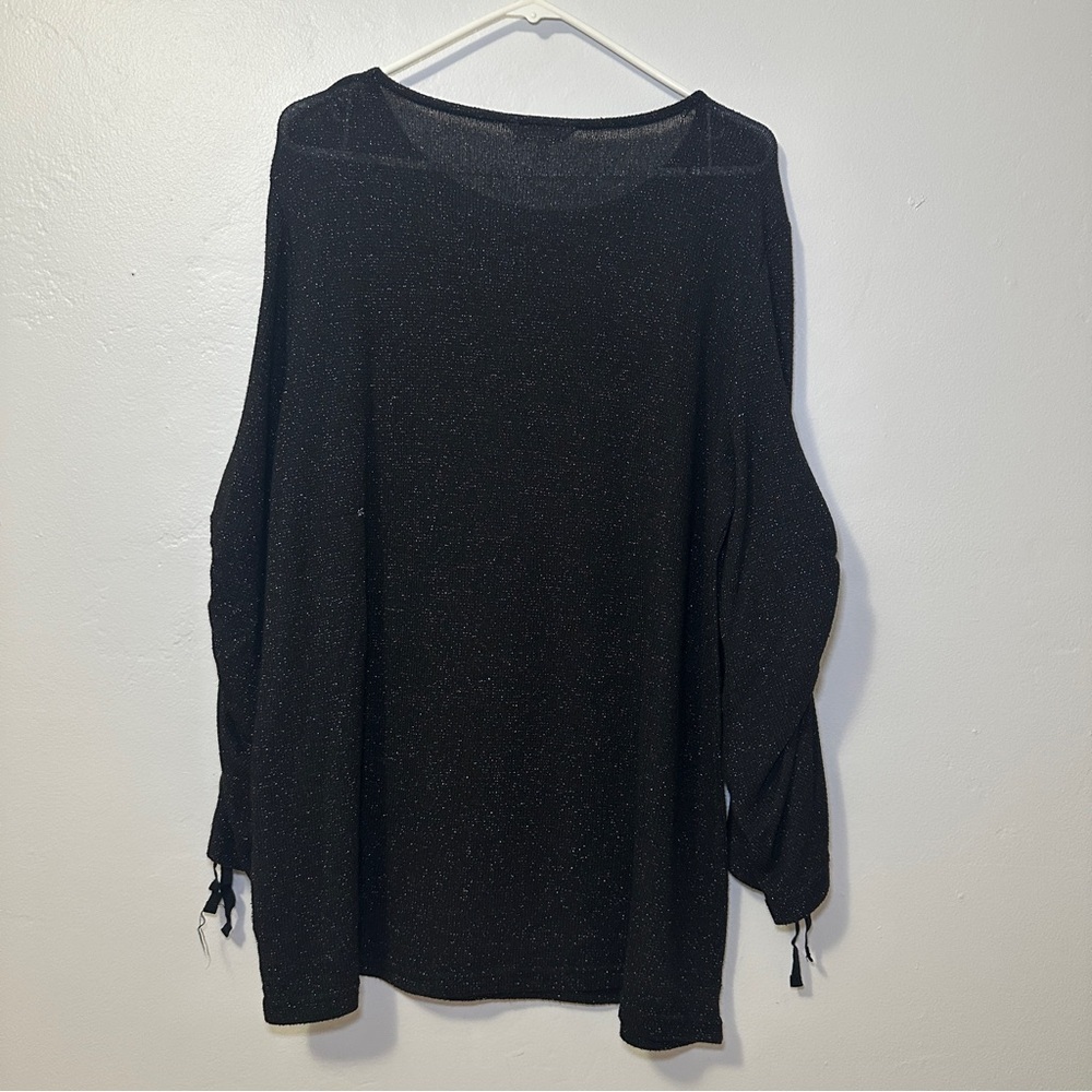Juicy Couture Black Sparkle Blouse - Picture 4 of 5